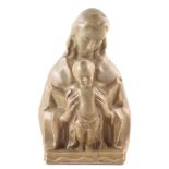 Bullers Mother and Child, designed by Moira Forsyth modelled by William Ruscoe, unmarked, 29cm