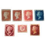 GB QV mint selection including imperf 1d reds, 2d blue, 1/2d bantam and 1870 1 1/2d rose-red (