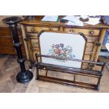 Ercol plate rack, jardiniÃ¨re stand and firescreen/table. Unfortunately we are not doing condition