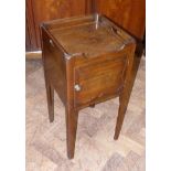 George III mahogany style pot cupboard Unfortunately we are not doing condition reports on this