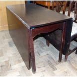 A 19th century mahogany drop leaf dining table Unfortunately we are not doing condition reports on