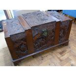 Camphor wood blanket chest. Unfortunately we are not doing condition reports on this sale.