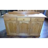 Modern pine dresser base 150cm wide Unfortunately we are not doing condition reports on this sale.