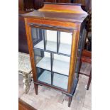 An Edwardian mahogany and inlaid display table Unfortunately we are not doing condition reports on