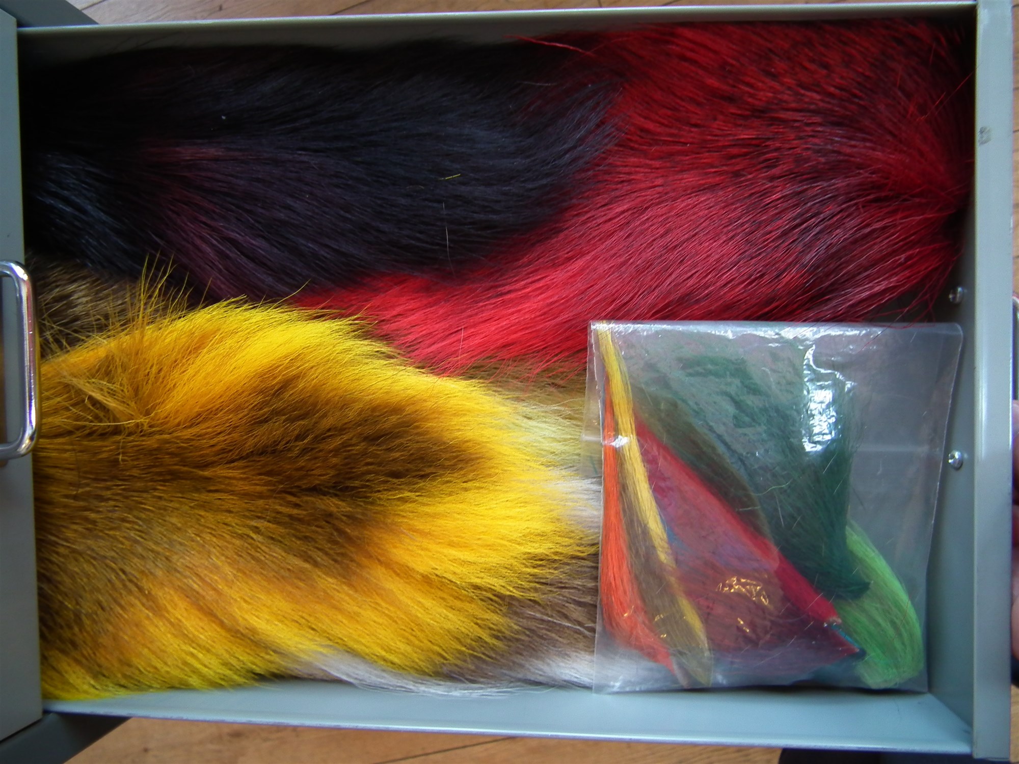 Large collection of fly tying equipment including feathers, fur, hooks etc. contained within - Image 8 of 16