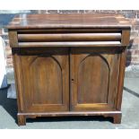 A Victorian mahogany chiffonier base Unfortunately we are not doing condition reports on this sale.
