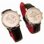 Detomaso Milano gent's wristwatches both on leather straps (2) Unfortunately we are not doing