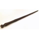 African hardwood walking stick Unfortunately we are not doing condition reports on this sale.