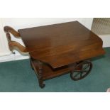Oak dinner trolley. Unfortunately we are not doing condition reports on this sale.