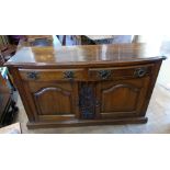 Art Nouveau oak sideboard, 150cm wide. Unfortunately we are not doing condition reports on this