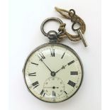 Silver gent's pocket watch, date approx. 1890 Unfortunately we are not doing condition reports on