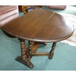 Miniature reproduction oak gate-leg table. Unfortunately we are not doing condition reports on