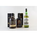 1 x bottle Kilchoman, sherry cask matured, single malt scotch whisky, 70cl. 1 x bottle Bunnahabhain,