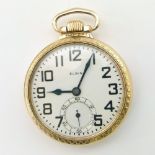 Elgin by Raymond vintage railroad pocket watch with "All" inscribed to reverse Unfortunately we