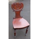 George III mahogany hall chair Condition reports are not available for our Interiors sales.