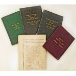 Four volumes of railway related maps to include Station map of the railways in Ireland and railway