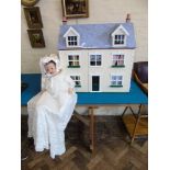 Dolls house and doll. Condition reports cannot be done for our Interiors sales.