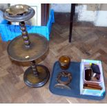 Smokers stand, tobacco barrels,Â pipe stand together with a collection of pipes, cigars, lighters