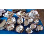 Approximately 55 pieces of Masons "Brown Velvet" tea/dinner ware Condition reports are not available