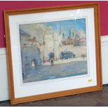 Noel H. Leaver The City Gate York, watercolour. Condition reports are not available for this sale.