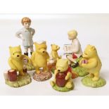 Six Royal Doulton Winne The Pooh character figures Condition reports are not available for this