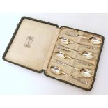 Set of six silver teaspoons in Liberty presentation box Condition reports are not available for this