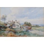 David Bates (1840-1921), "Near The Wyche, West Malvern", signed and dated 1905, titled on verso,