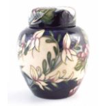 Moorcroft Tempest pattern Ginger Jar, after Philip Gibson, commission by B&W Thornton, Statford on