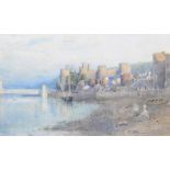 Harry Goodwin (British, 1840-1925), "Conway Castle, North Wales", titled and signed on verso,