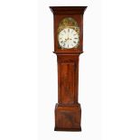A mid 19th century mahogany longcase clock by John Cameron, Kilmarnock (1836-9). The straight