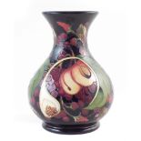 A Moorcroft Queens Choice vase, after Emma Bossons, marked as a second, 23cm high For a condition