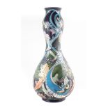 Moorcroft Fire and Water vase, after Kerry Goodwin, numbered 42 of 50, marked as a second with red