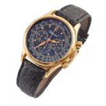 Gent's Chopard Mille Miglia vintage 18ct gold wristwatch Limited Edition , 141/250 marked to reverse