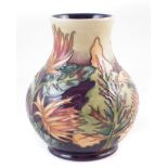 Moorcroft Burdock pattern vase, after Philip Gibson, 16cm high For a condition report on this lot