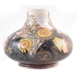 Moorcroft Dandelion vase , after Sally Tuffin, numbered 73 of 200, with box, 16cm high For a