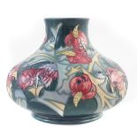 Moorcroft Leicester vase, after Rachel Bishop, with box, 16cm high For a condition report on this