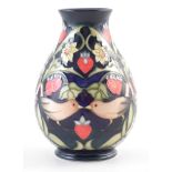 Moorcroft Strawberry Thief vase, after Rachel Bishop, 19cm high For a condition report on this lot