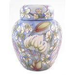 Moorcroft Love Labour's Lost Ginger Jar, after A.J. Amison, number 110 of 250, commission by B&W