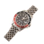 Vintage 1993 Gent's Rolex Oyster Perpetual Date GMT Master II , steel bracelet watch 16710 with