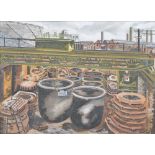 Walter Kenneth Jones Lily (1930-2004), "Stock Yard, Widnes Foundry", "The Inspectors", and other