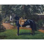 Herbert St. John Jones (1872-1939), Portrait of a pony, signed and dated 1894, oil on canvas, 23.5 x