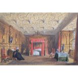 Joseph Nash O.W.S. (1809-1878), "Sizergh Castle, Cumbria - The Inlaid Chamber", unsigned,