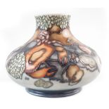 Moorcroft Rock Pool vase, after Wendy Mason, numbered 37, silver seconds line mark to base, with