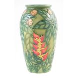 Moorcroft Rainforest vase, after Sally Tuffin, numbered 24/100, 18.5cm high For a condition report