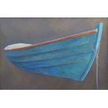 James Dodds (b.1957), "Blue Dory Study", signed, titled on gallery label - 'Messum's Fine Art,