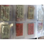 100 railway and parking tickets and labels, N.S.R., L.M.S., L.M.S.R., etc.