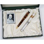 Conway Stewart, Churchill, a limited edition 58 series ballpoint pen, no. 55/368, with gold plated