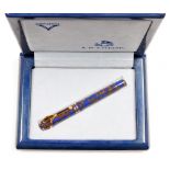 Visconti, Titanic, a limited edition fountain pen, no. 1845/1912, with gold plated mountings, the