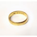22ct gold wedding band, gross weight 5.8g. Conditions reports are not available for our Interiors