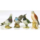 Beswick lapwing, pigeon, cuckoo and kestral Condition reports are not available for our Interiors